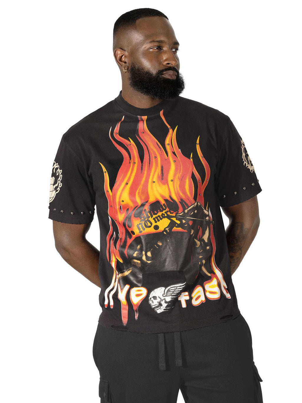 M382 Live Fast T-shirt - Black