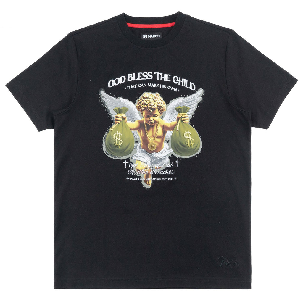 Jersey Shirt | M393 Angelo Tee - Black