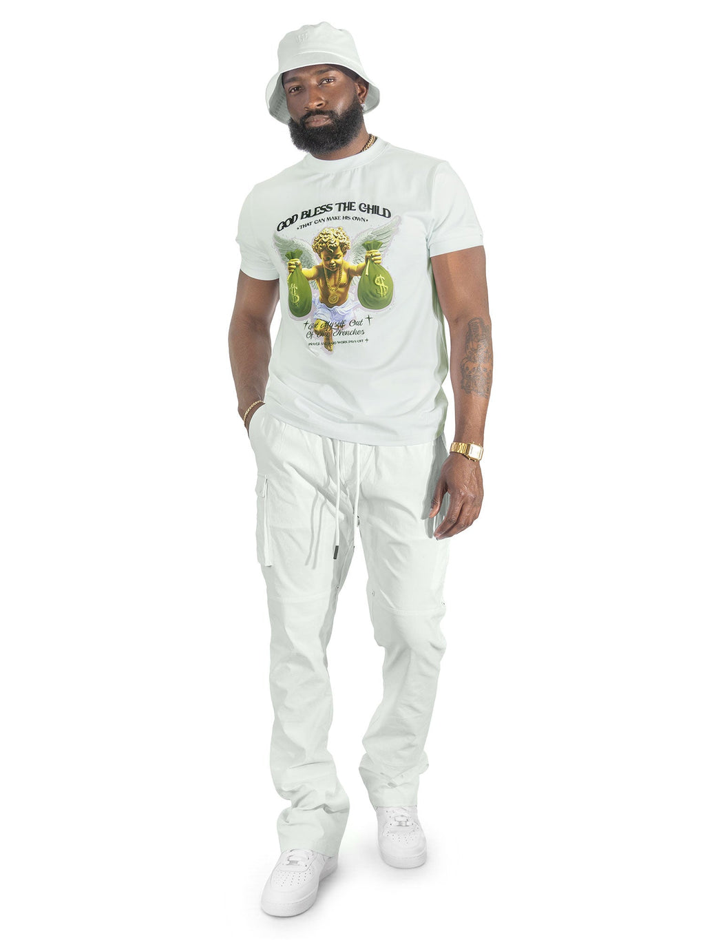 Jersey Shirt | M393 Angelo Tee - White