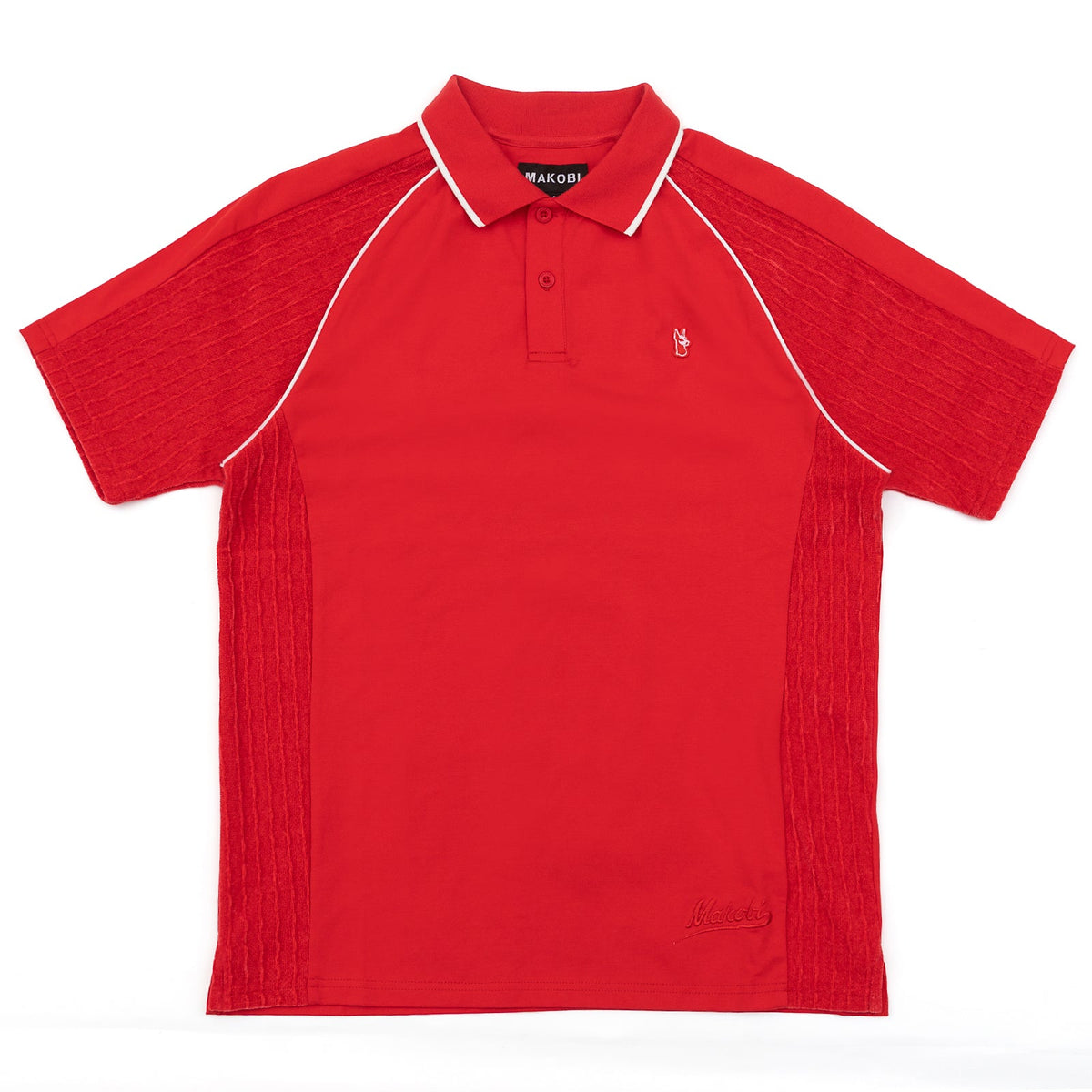 Makobi Daniali Polo Shirt, Red, product front