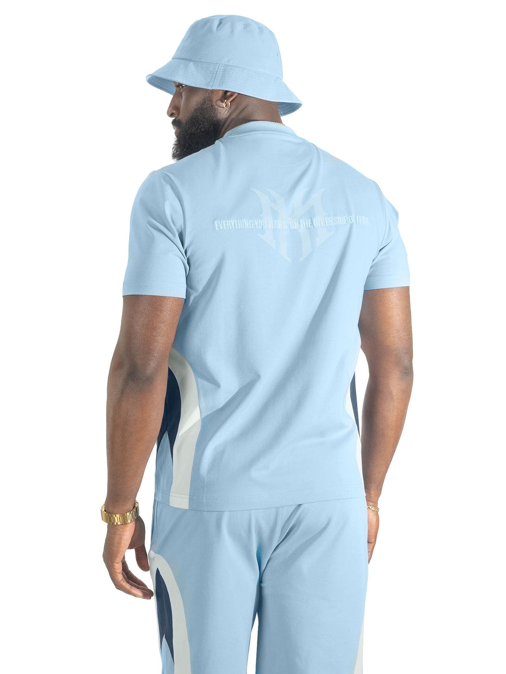 M398 Leone Short Set - Light Blue