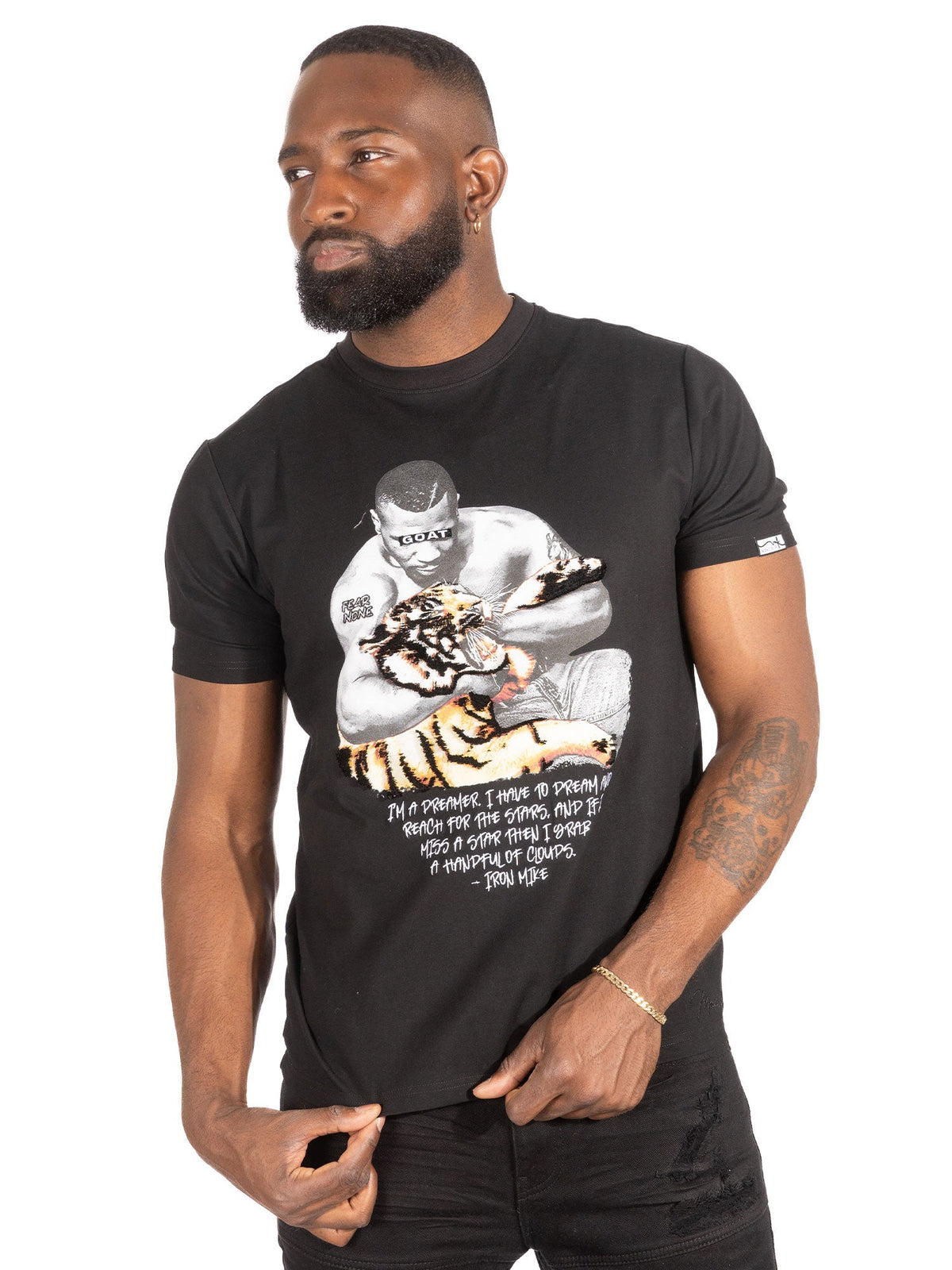 Makobi Notaro Goat Tee, Black, product front