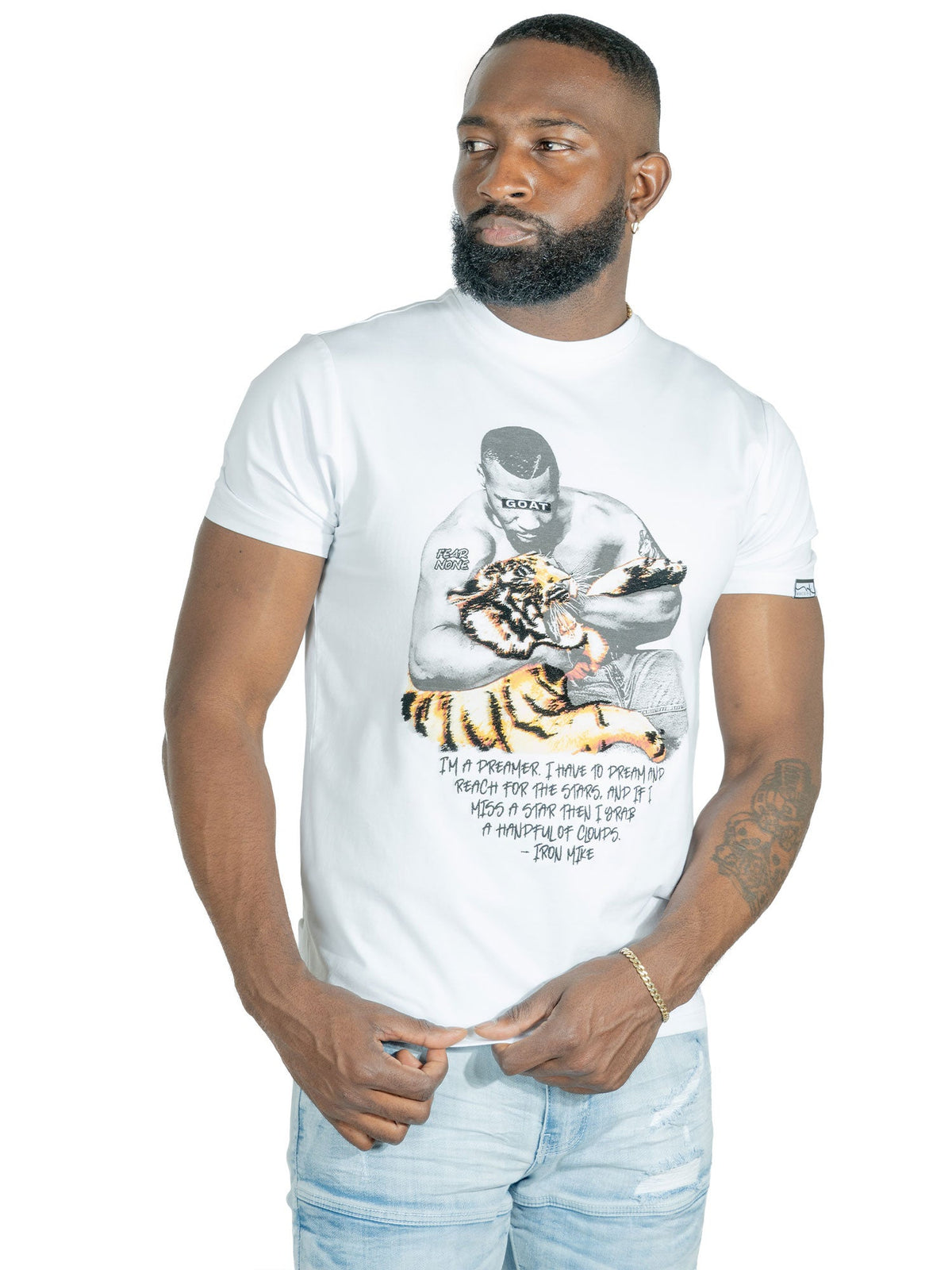 Tee | M399 Notaro Goat - White