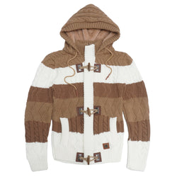 Makobi Enzo Sweater in Khaki, front view