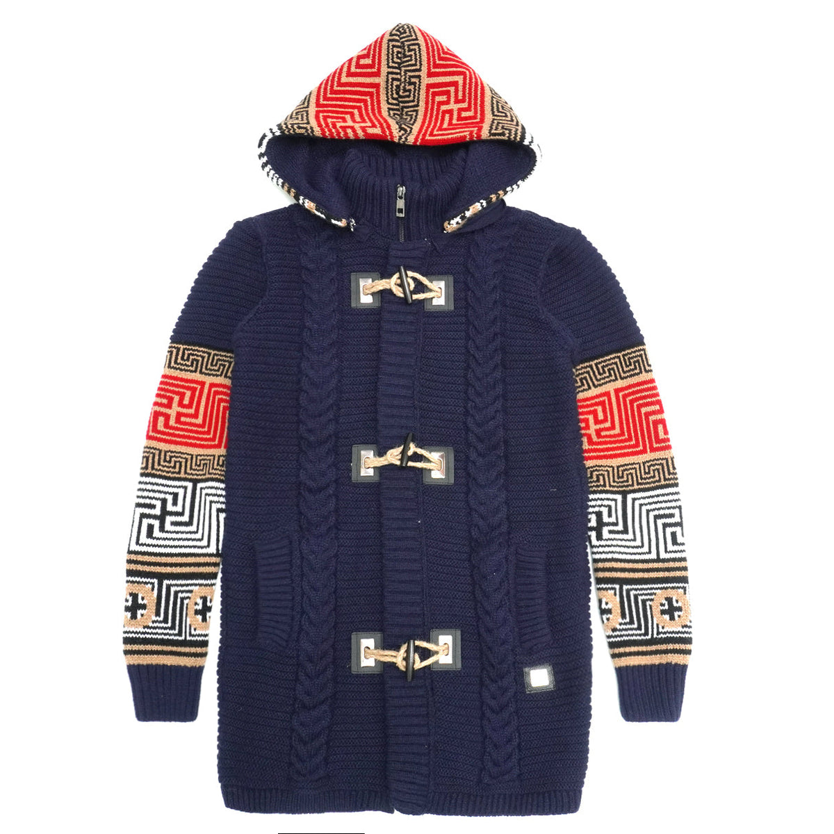 Makobi Aldo Long Sweater in Navy, product photo