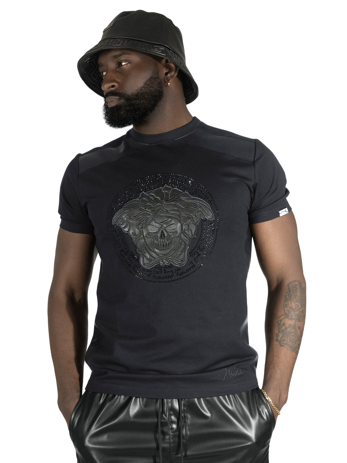 Tee | M404 Bianco Medusa - Black