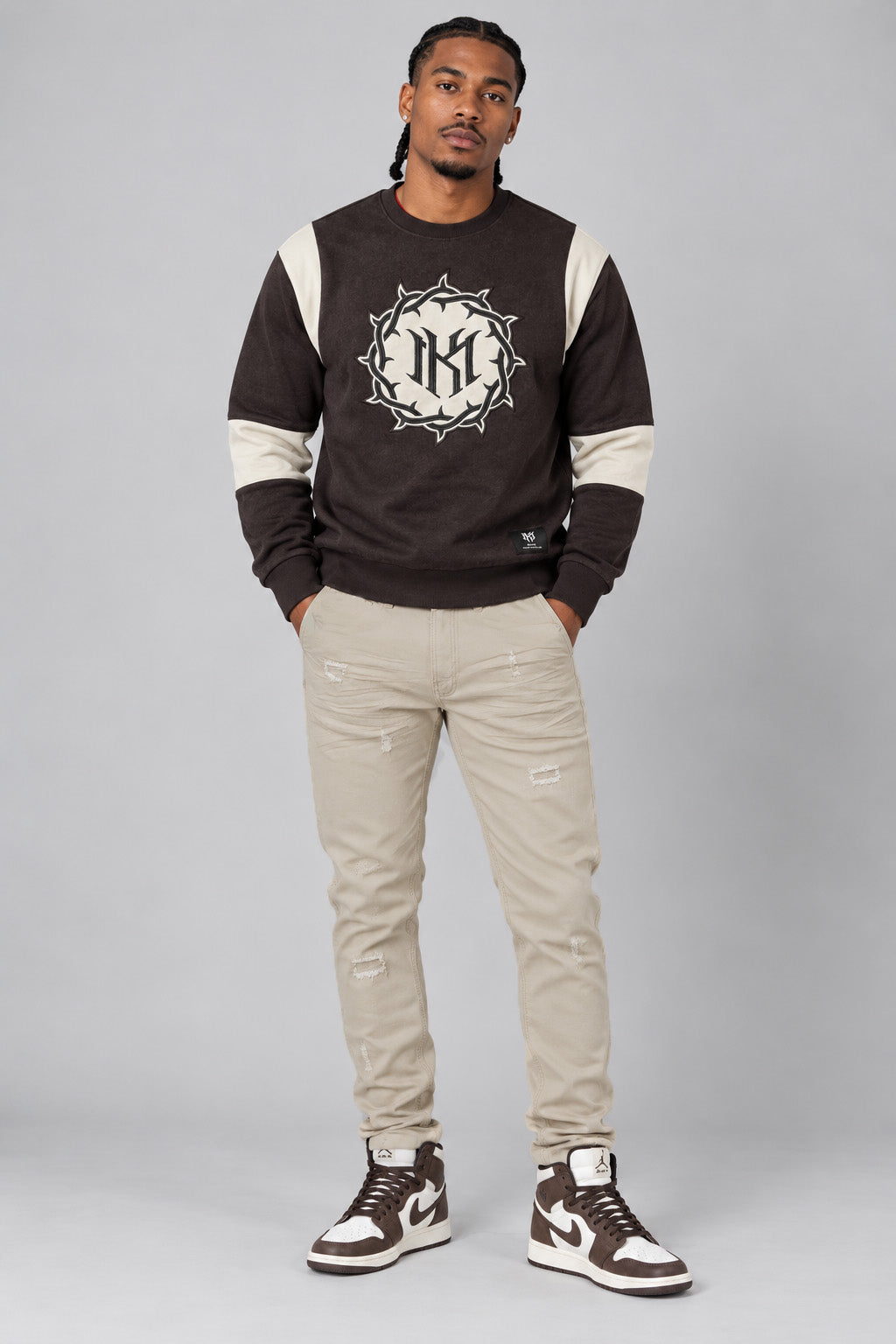 M1609 Mancini Twill Jeans - Khaki
