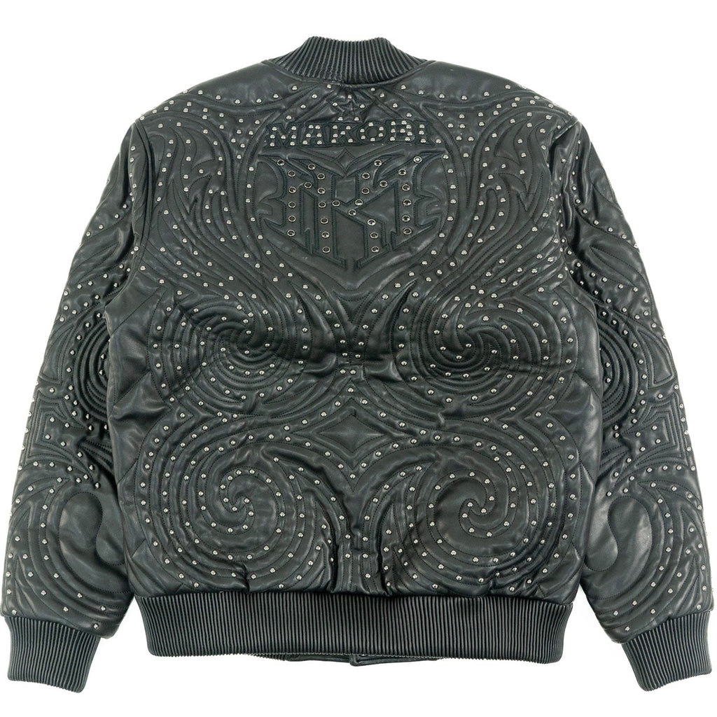 Jacket| M4208 Lorenzo Vegan Leather Jacket- Black