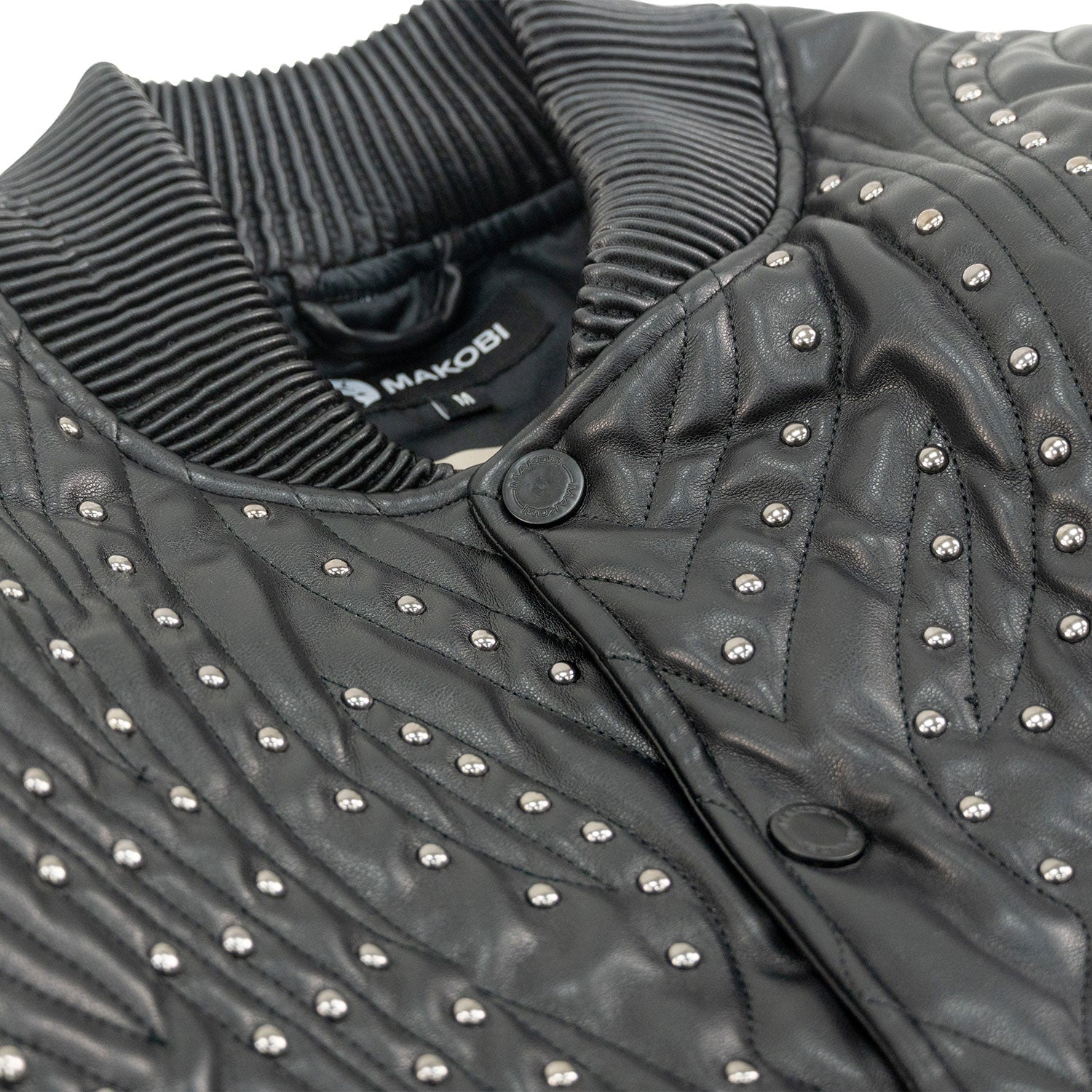 Jacket| M4208 Lorenzo Vegan Leather Jacket- Black
