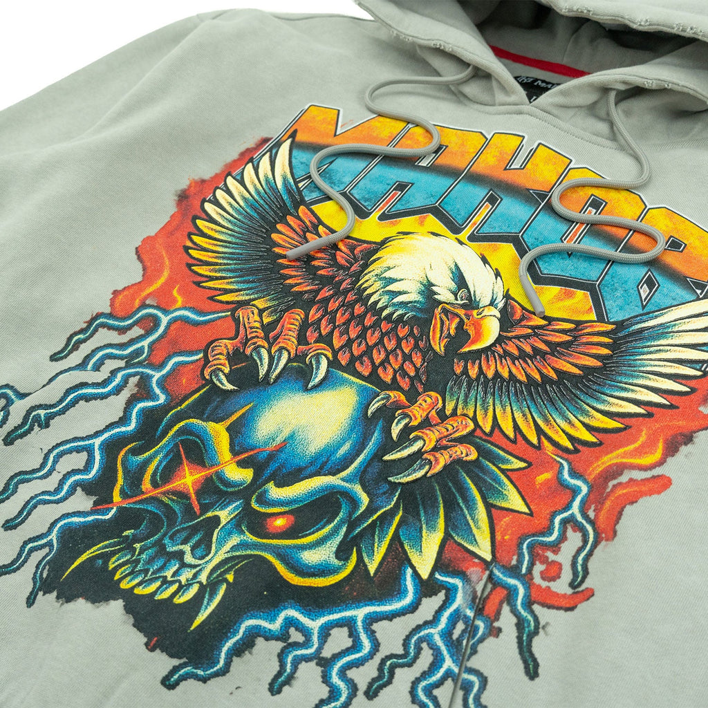 Fleece Hoodie | M4262 Atos Pull Over - Gray