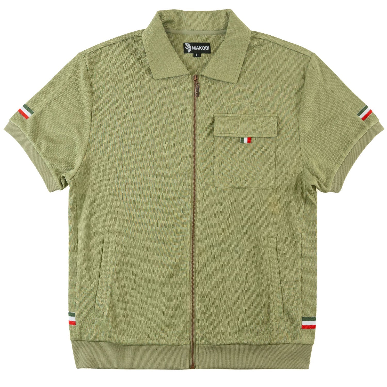 M428 Moreli Knit Short Sets - Olive