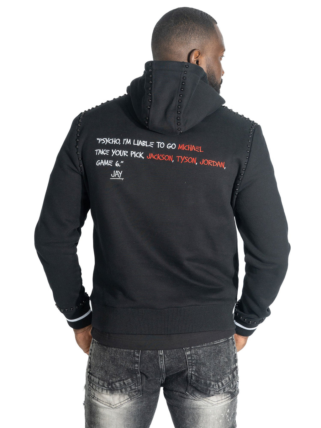 Fleece Hoodie | M4353 Iconic Pull Over - Black