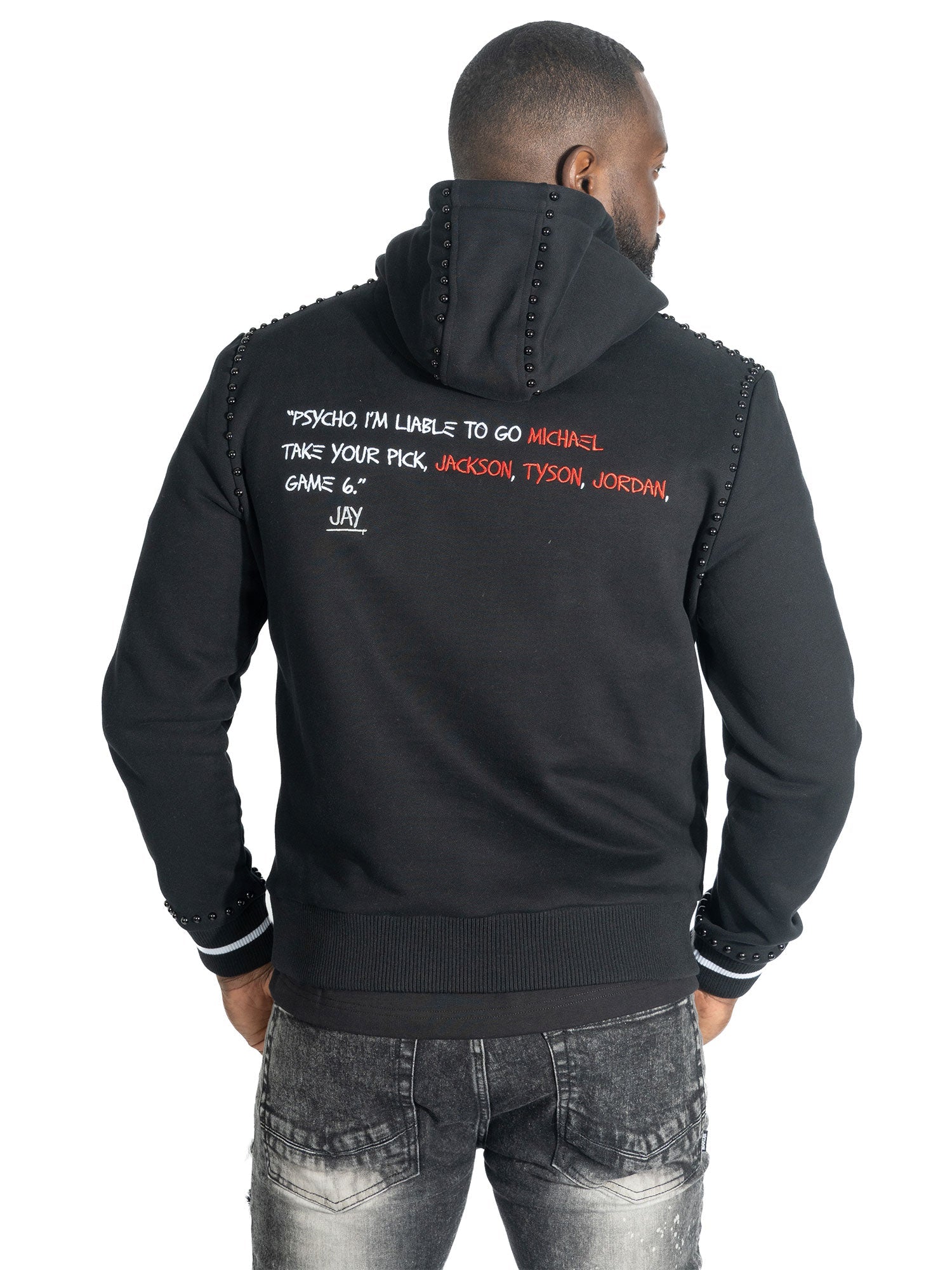 Fleece Hoodie | M4353 Iconic Pull Over - Black