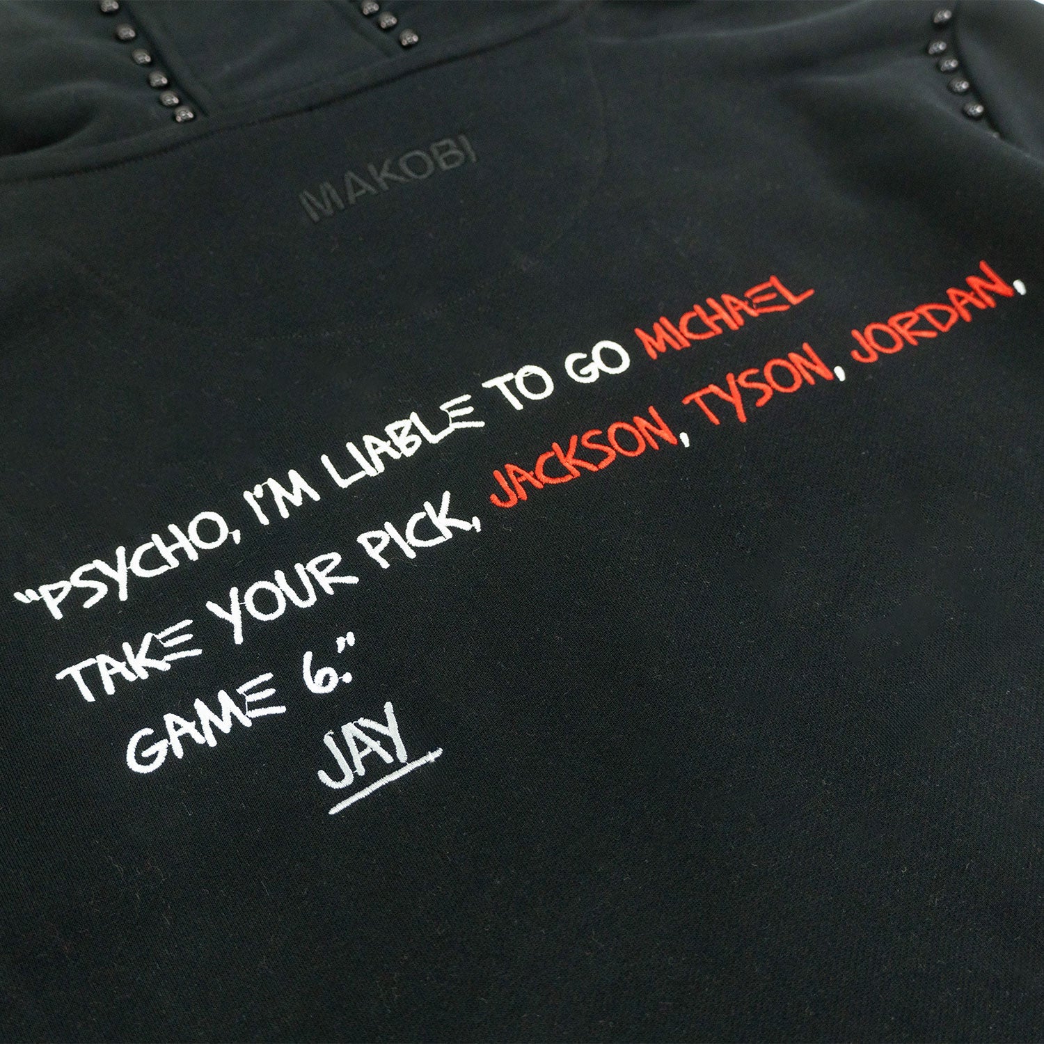 Fleece Hoodie | M4353 Iconic Pull Over - Black