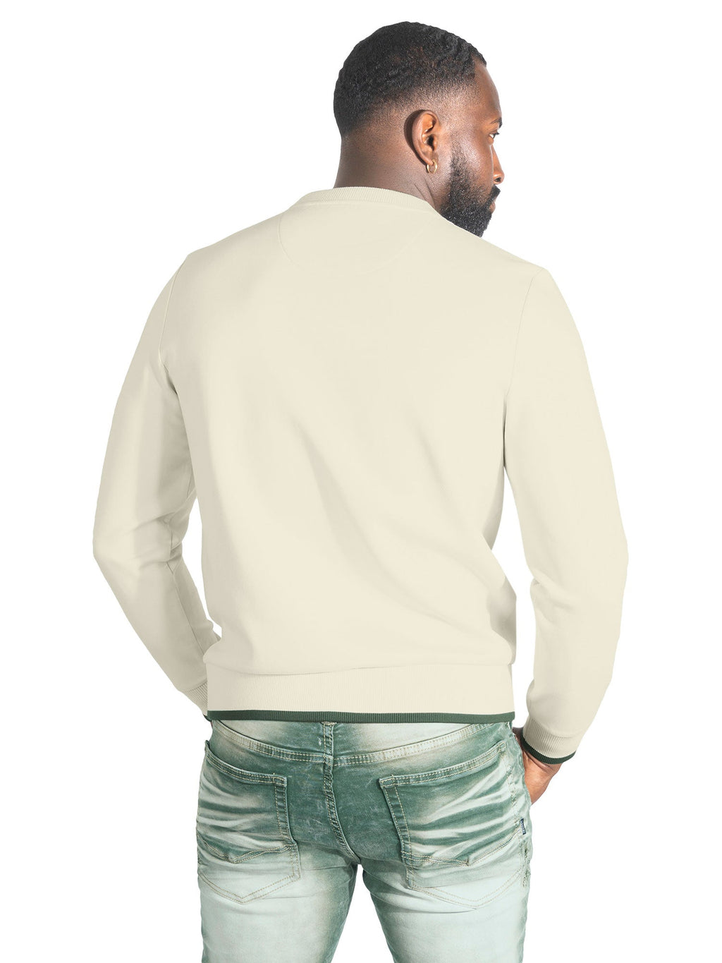 Sweatshirt | M4355 Lorenzo MK Crewneck - Natural
