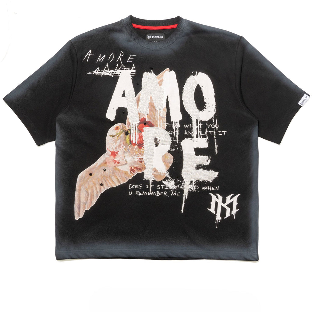 M451  Amore T-shirt - Black (NOT SOLD SEPARATELY - Add M651 Shorts to your Cart)