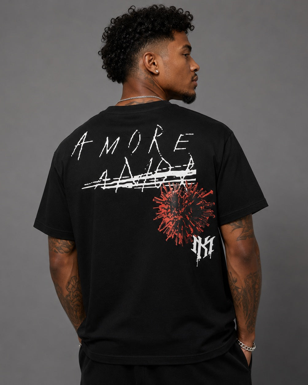 M451  Amore T-shirt - Black (NOT SOLD SEPARATELY - Add M651 Shorts to your Cart)
