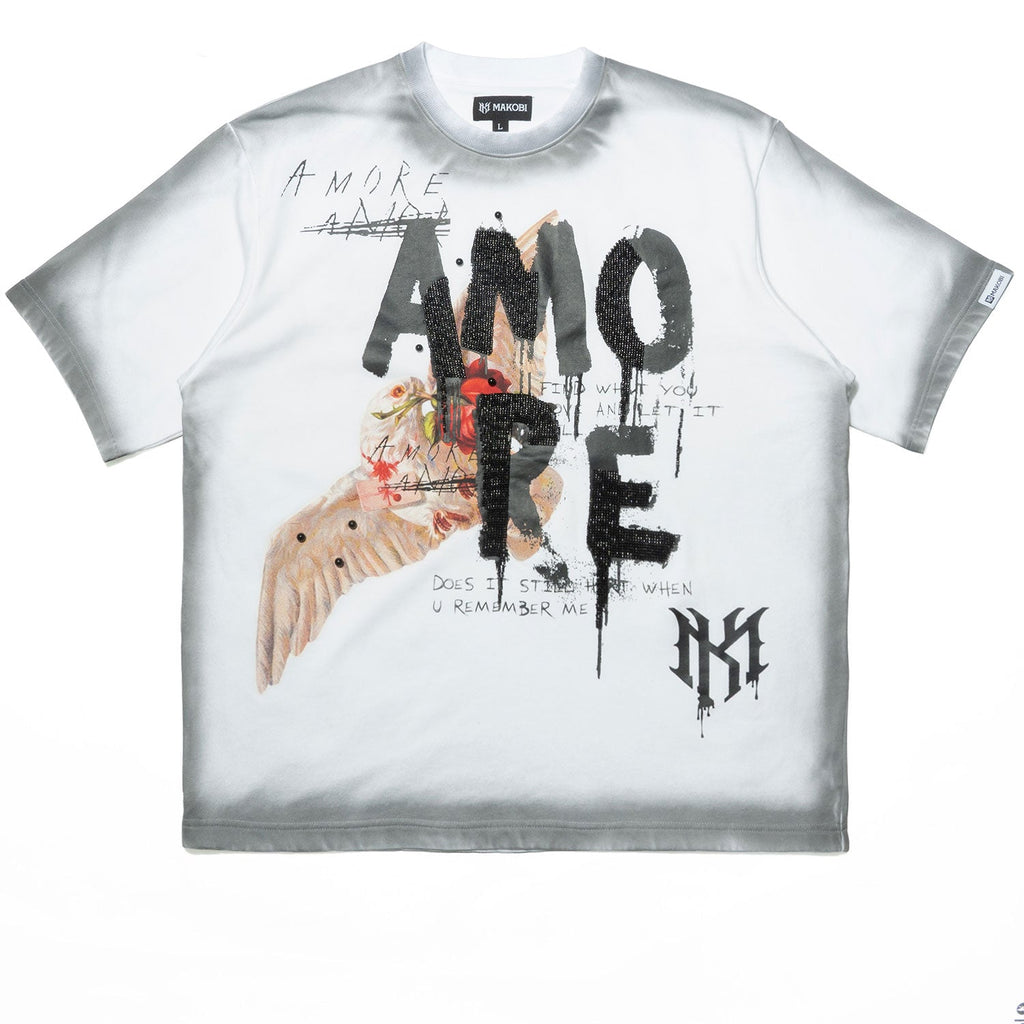 M451 Amore T-shirt - White (NOT SOLD SEPARATELY - Add M651 Shorts to your Cart)