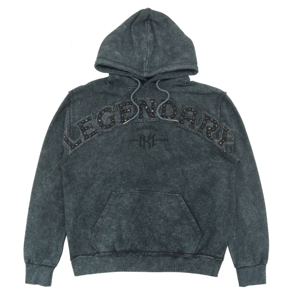 Fleece Hoodie | M4557 Sartoni Pull Over - Black