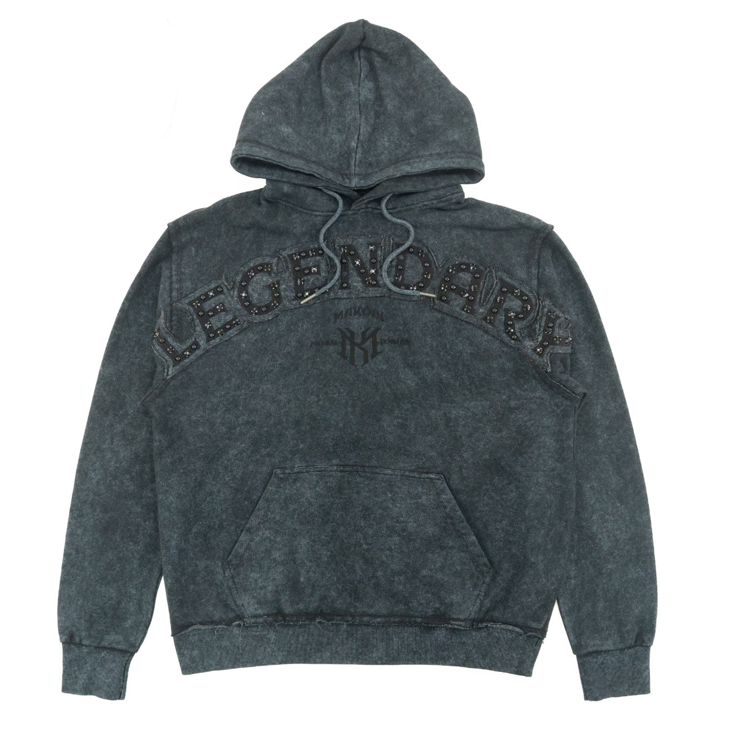 Fleece Hoodie | M4557 Sartoni Pull Over - Black