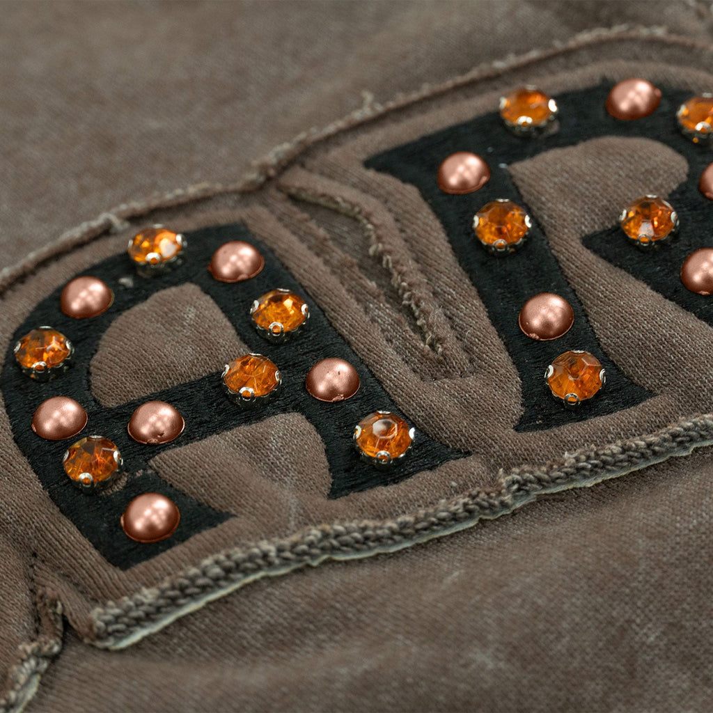 Fleece Hoodie | M4557 Sartoni Pull Over- Brown
