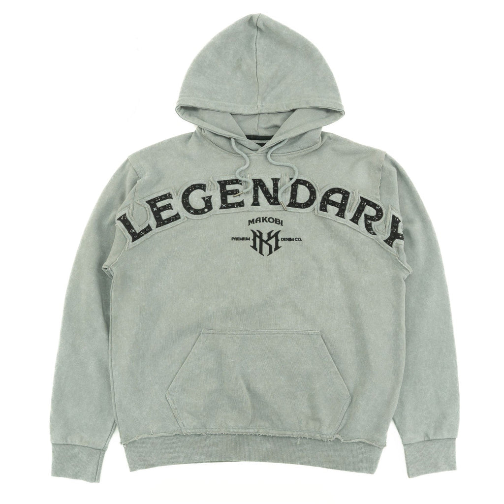 Fleece Hoodie | M4557 Sartoni Pull Over - Gray