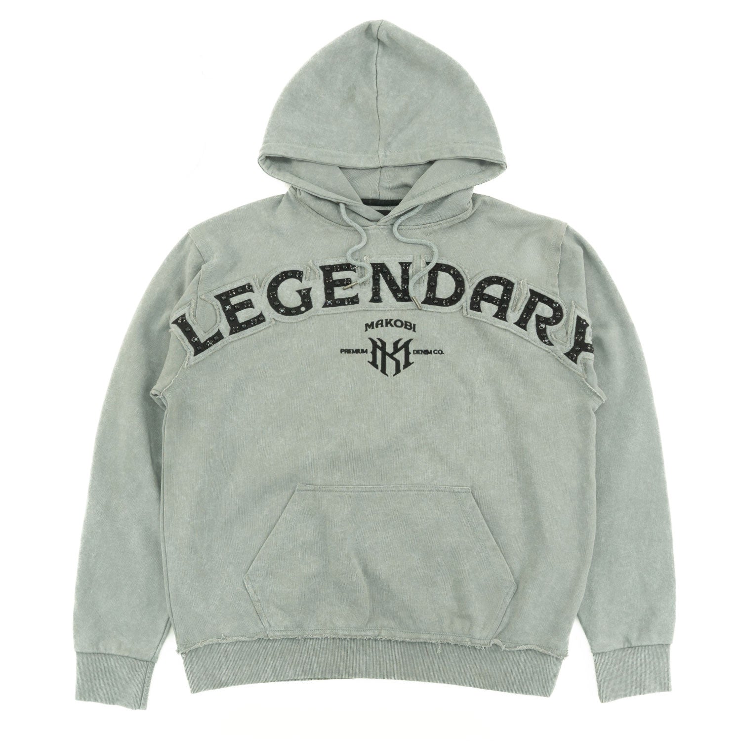 Fleece Hoodie | M4557 Sartoni Pull Over - Gray