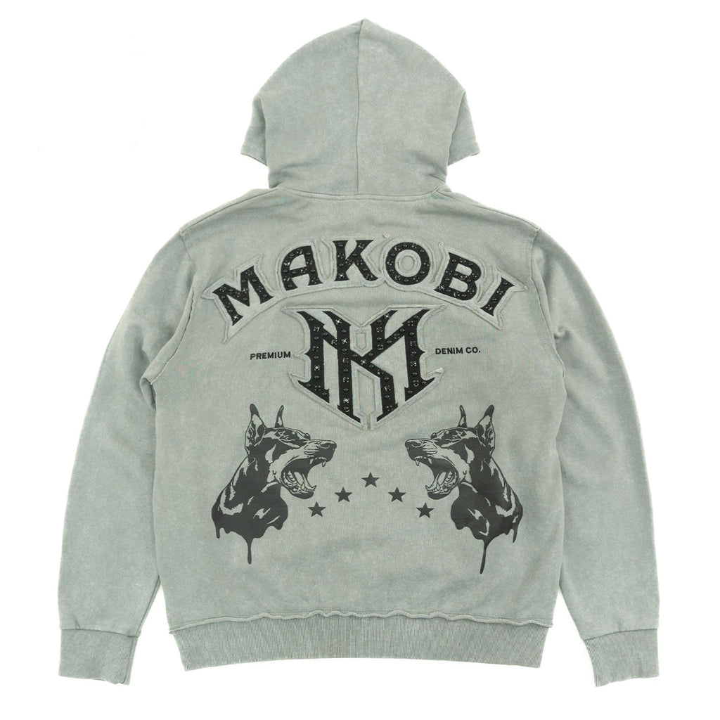 Fleece Hoodie | M4557 Sartoni Pull Over - Gray