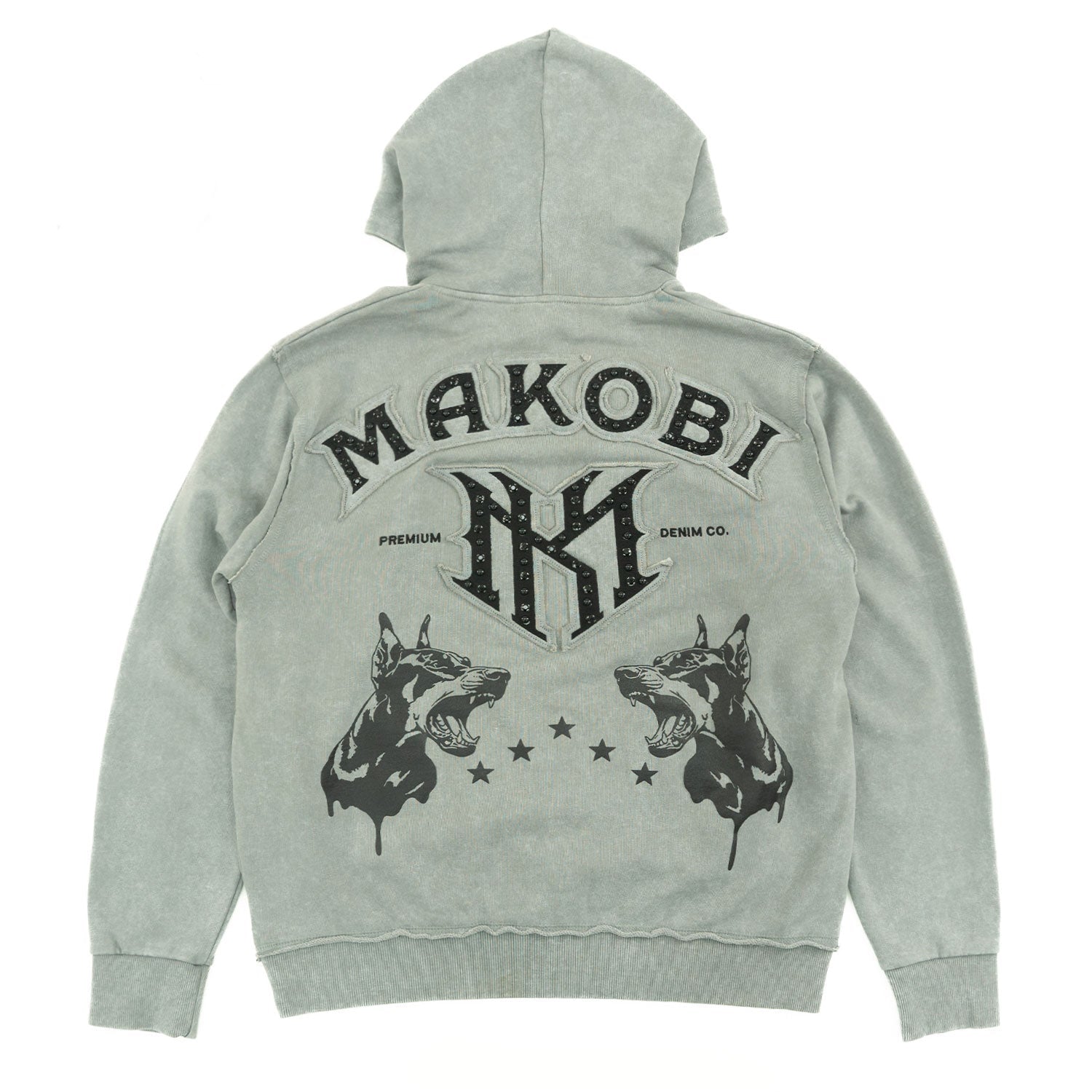 Fleece Hoodie | M4557 Sartoni Pull Over - Gray