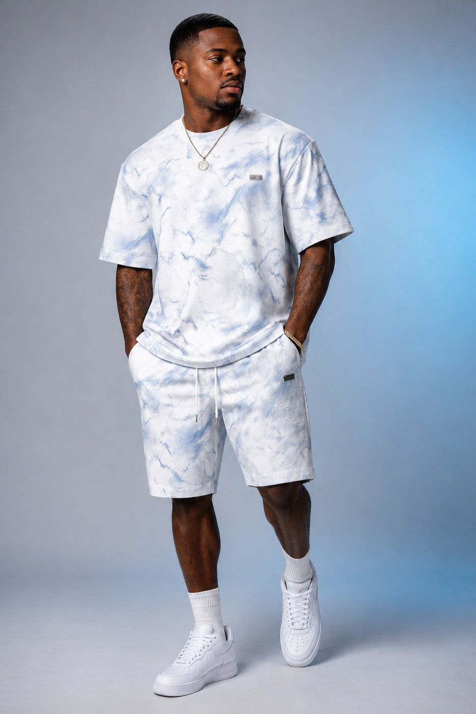 M456 Amato Short Set - White