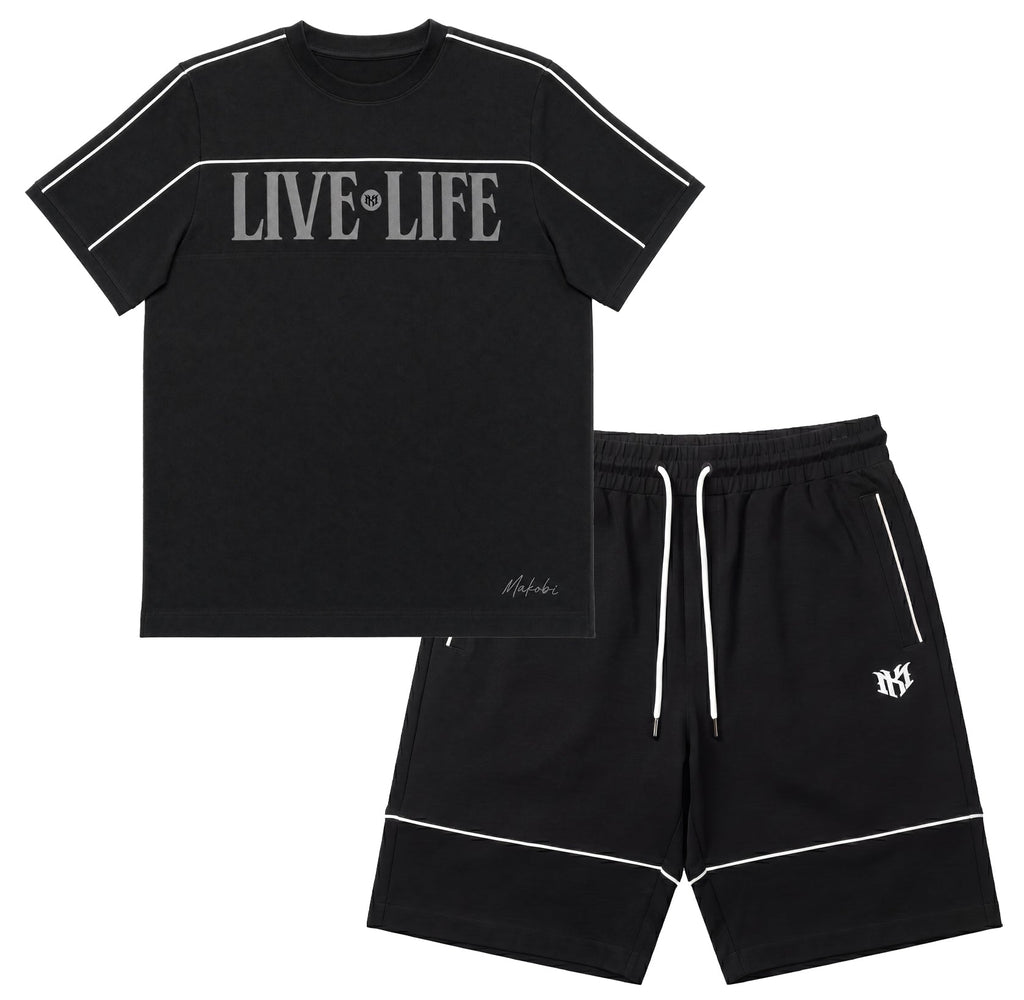 M659 Live Life Shorts - Black