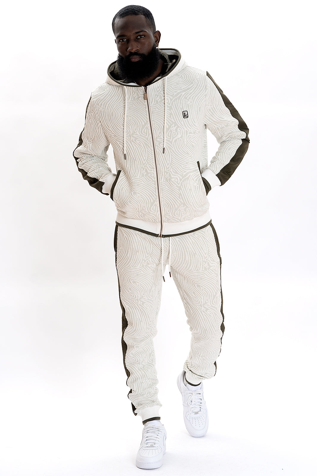 Makobi Tuscany Knit Set in Natural, product photo