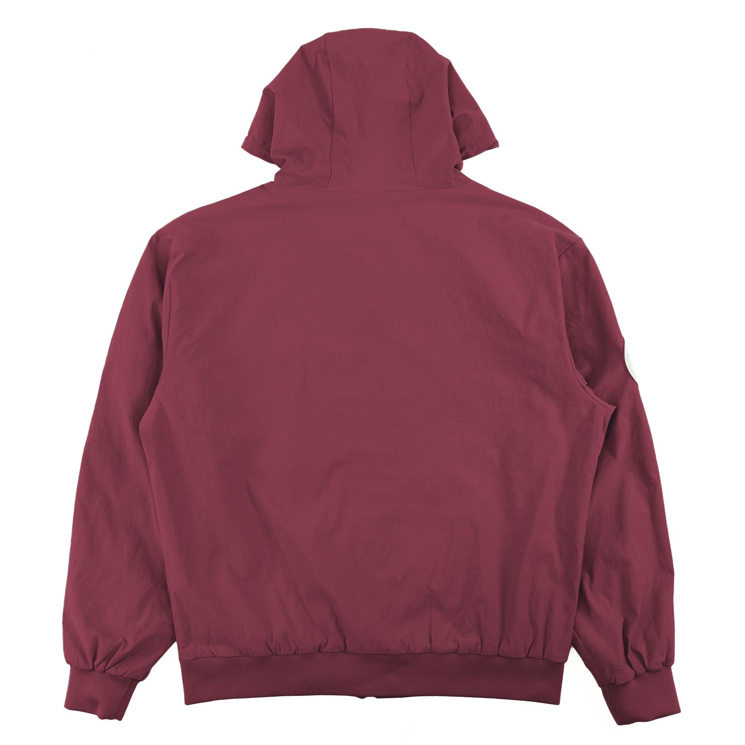 Nylon Hoodie | M4634 Adorni Zip Up- Burgundy