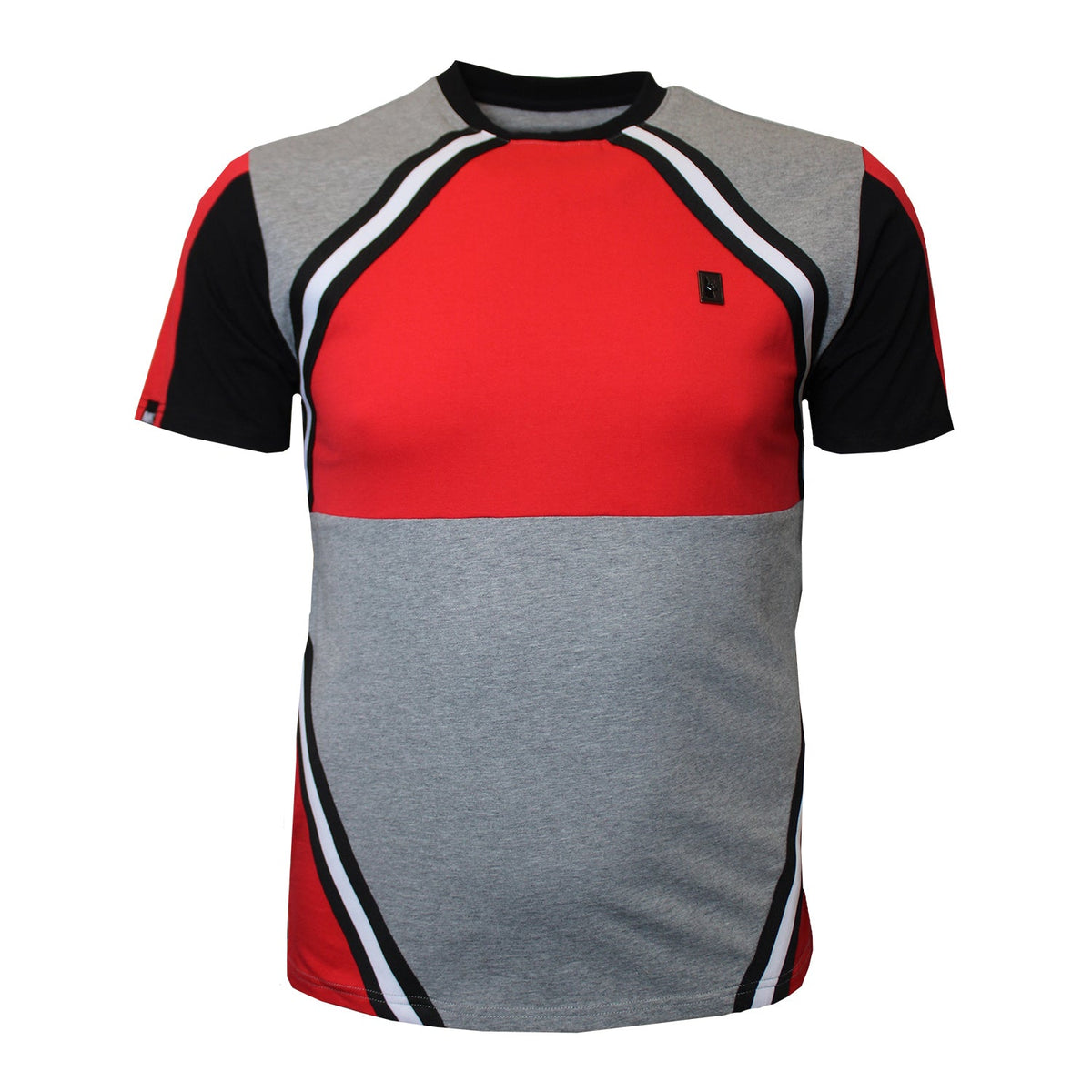 Makobi Casual Rib Tee, Red, product photo