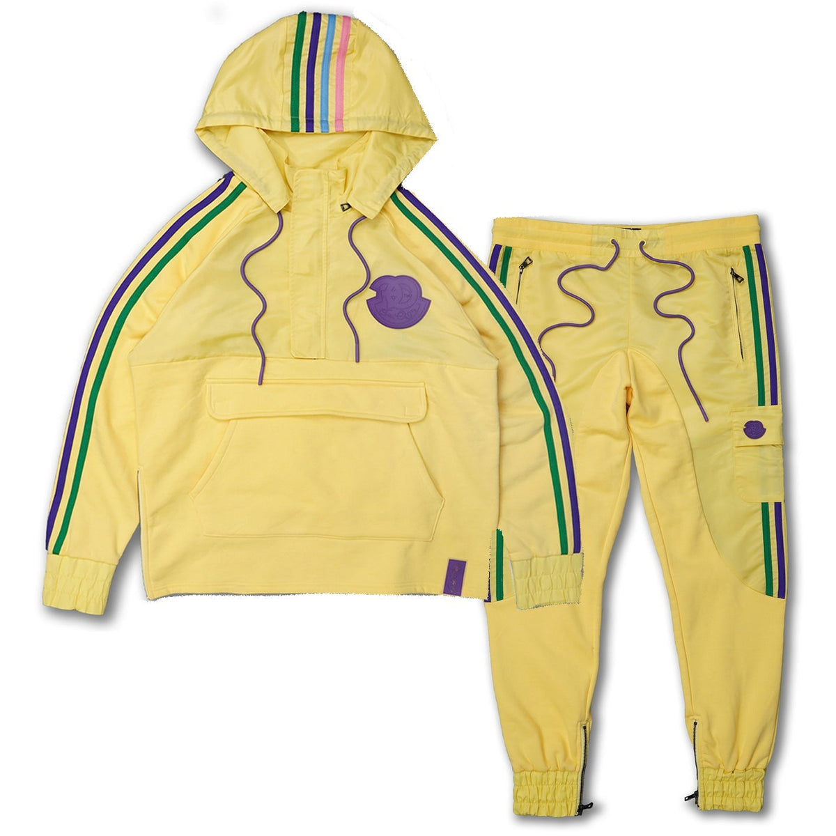 Makobi Frost No Feelings Fleece/Nylon Set in Yellow, product photo