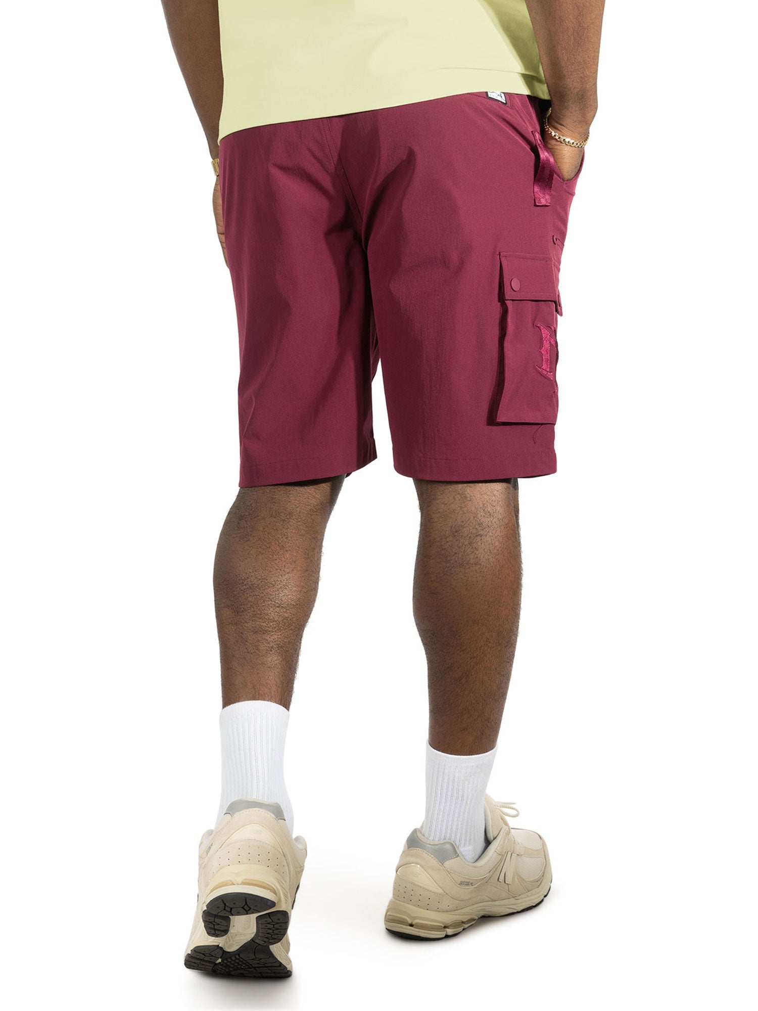 Nylon Shorts| M634 Adorni Shorts - Burgundy