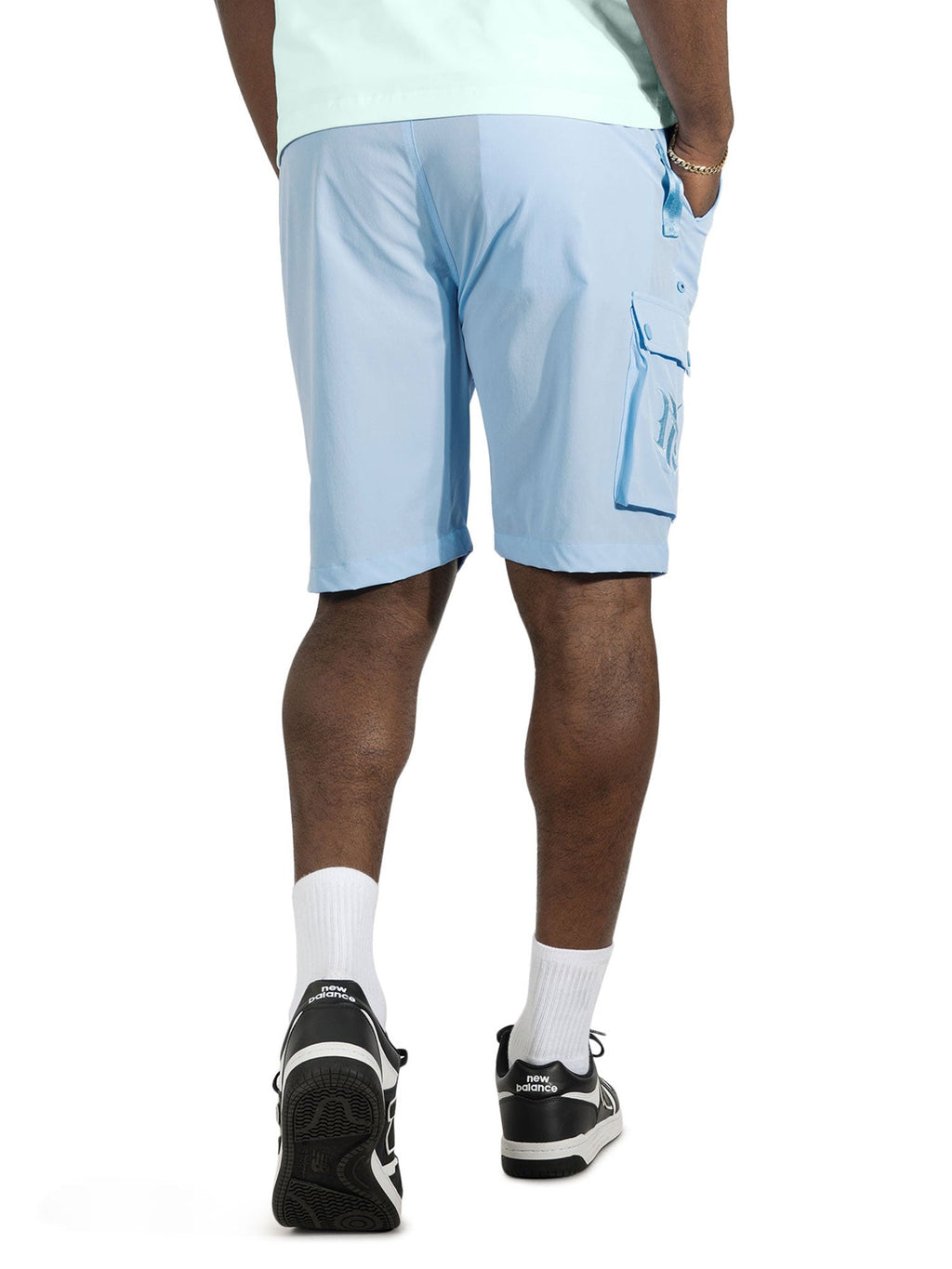 Nylon Shorts| M634 Adorni Shorts - Blue