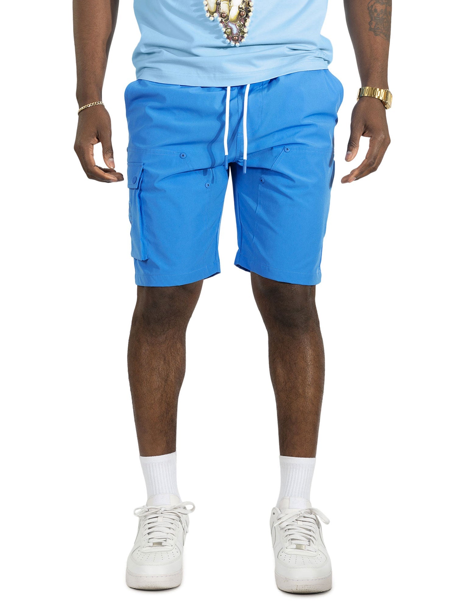 Nylon Shorts| M634 Adorni Shorts - Royal