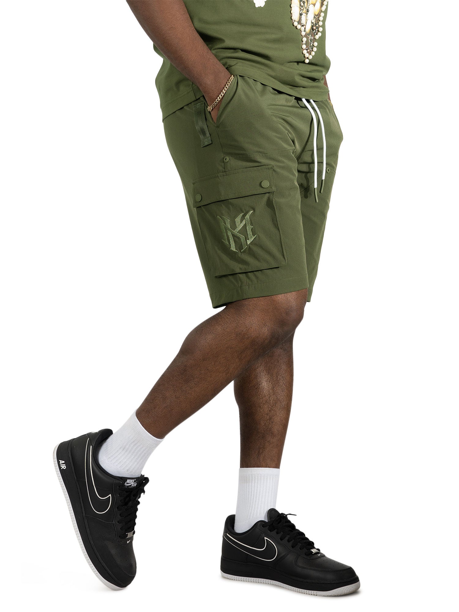 Nylon Shorts| M634 Adorni Shorts - Olive