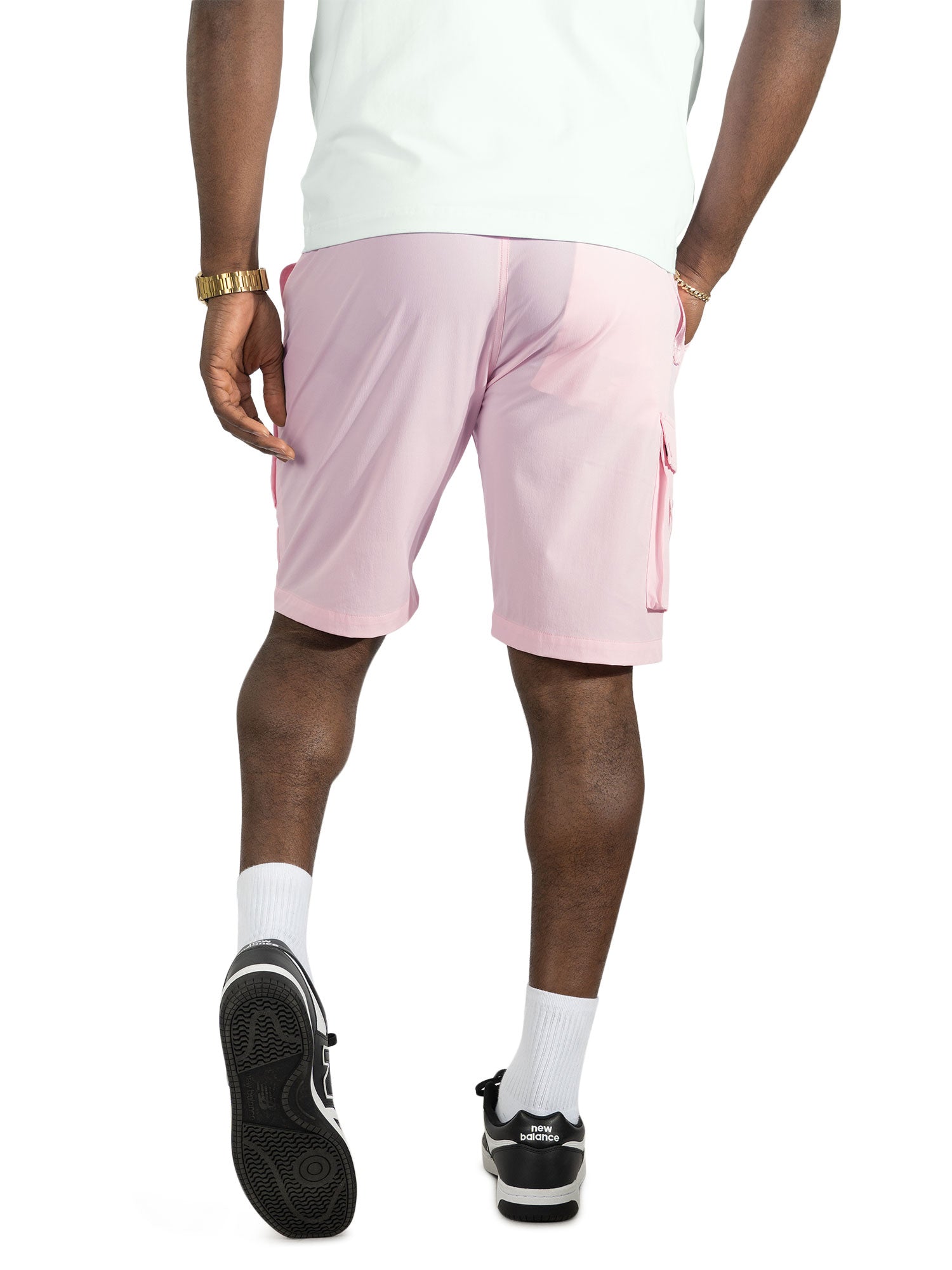 Nylon Shorts| M634 Adorni Shorts - Pink