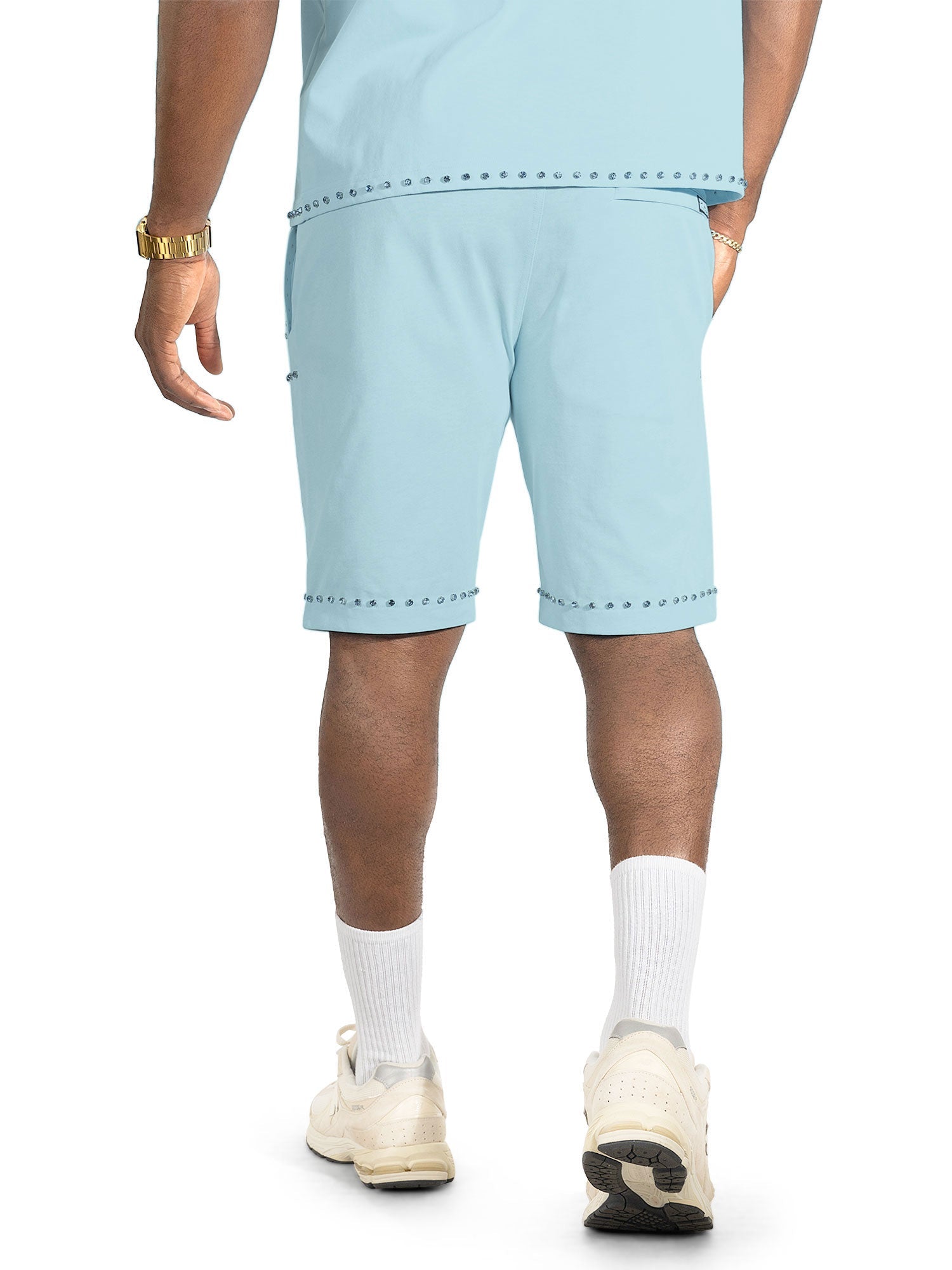 Set | M183 Prada Jersey Short Set - Blue