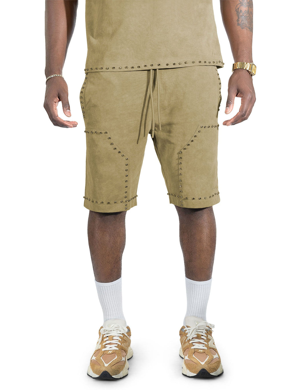 Set | M183 Prada Jersey Short Set - Mocha