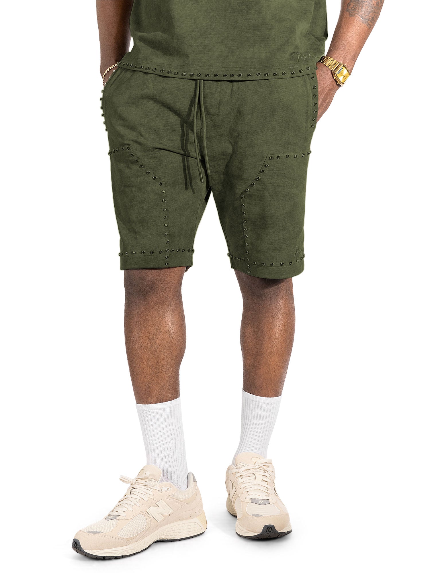 Set | M183 Prada Jersey Short Set - Olive