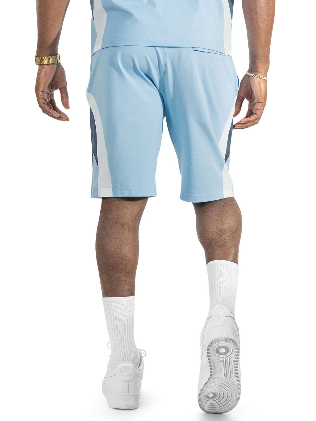M398 Leone Short Set - Light Blue