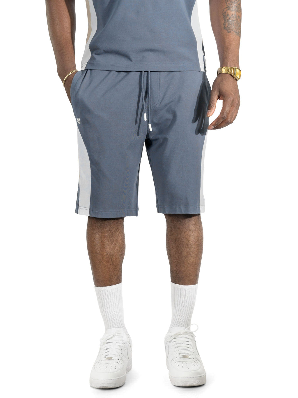 M398 Leone Short Set - Midnight Blue