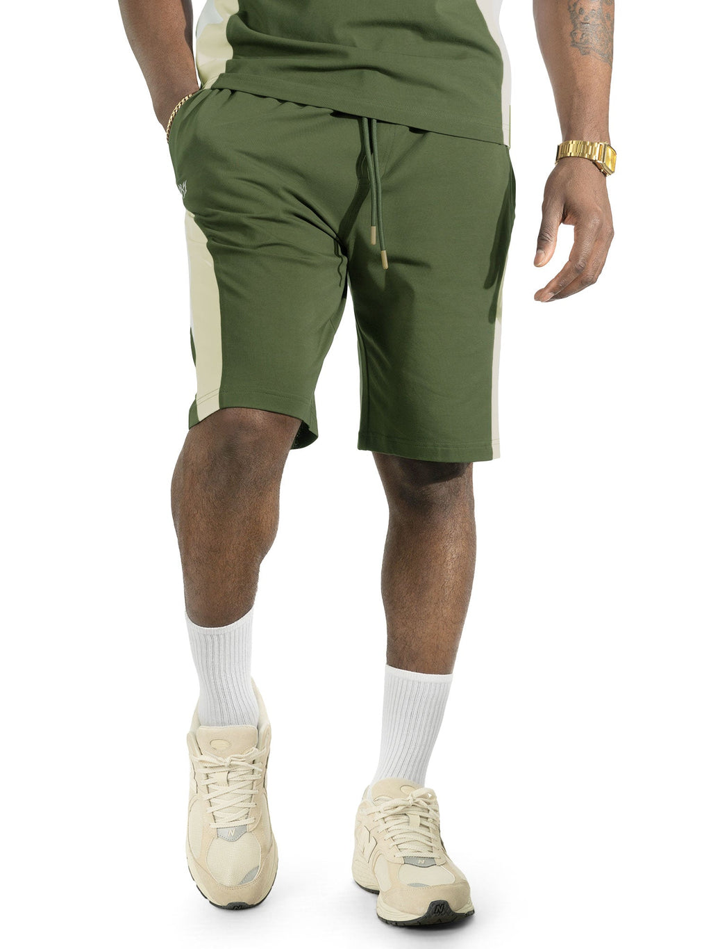 M398 Leone Short Set - Olive