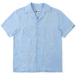 Makobi M822 Levonia Linen Shirt, Blue