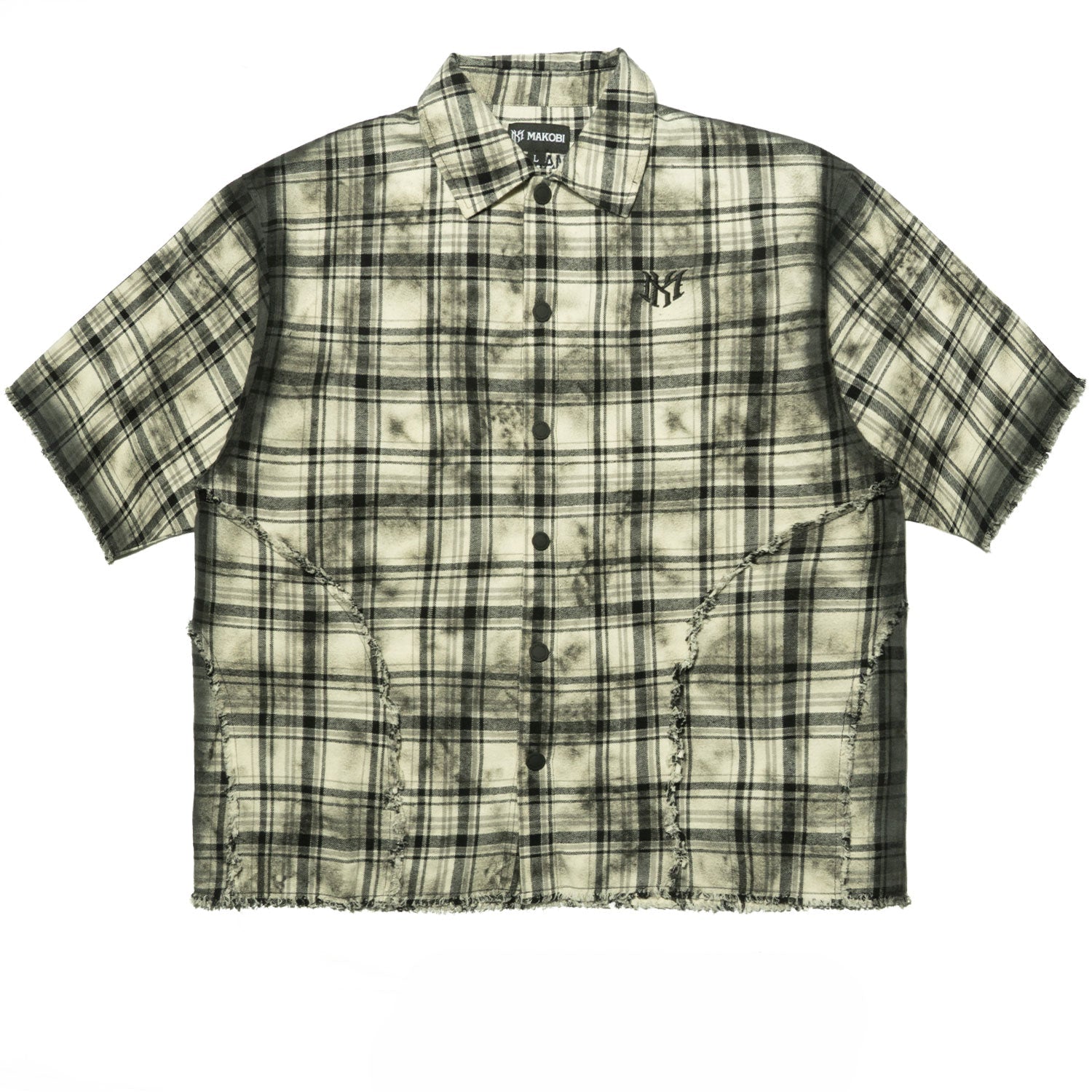 M838 Tesoro Plaid Shirt - Black