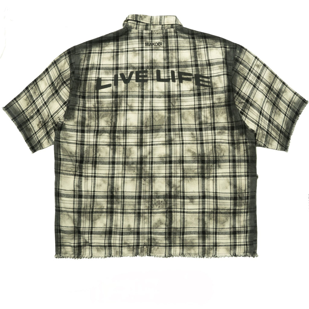 M838 Tesoro Plaid Shirt - Black