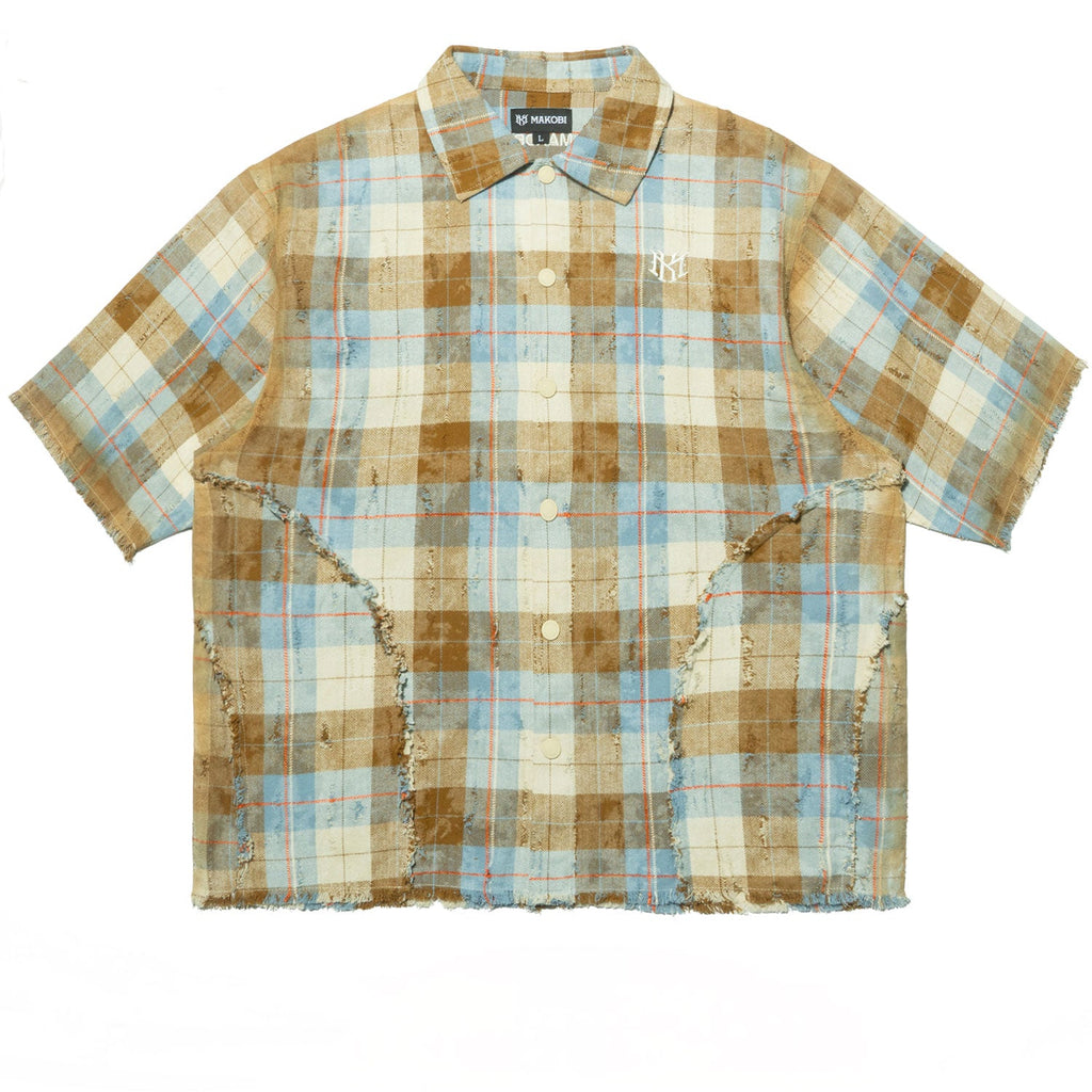 M838 Tesoro Plaid Shirt - Khaki